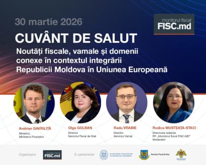 "Monitorul fiscal FISC.md" - ediția a 15-a