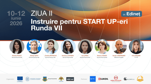 Ziua 2 de instruiri GRATUITE pentru tinerii antreprenori din raioanele Edineț, Dondușeni, Ocnița, Briceni și Râșcani 