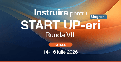 Orașul Ungheni va găzdui în perioada 14– 16 iulie 2026 – Runda VIII de instruiri GRATUITE pentru antreprenorii începători !