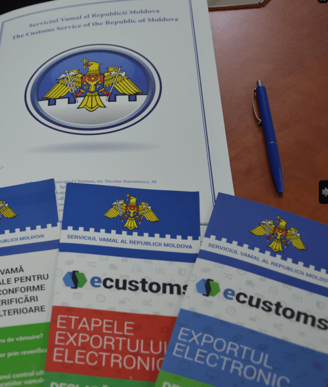 e-Customs - Servicii electronice vamale care elimină hârtia și ușurează procesul de declarare a exportului