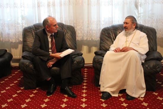 Ion Prisăcaru a avut o întrevedere cu Înalt Prea Sfinţitul Mitropolit al Basarabiei, Petru Păduraru