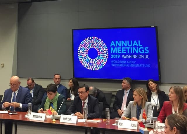 Creșterea finanțării pentru RM,  pusă în discuție la ședințele anuale ale FMI și Grupului Băncii Mondiale