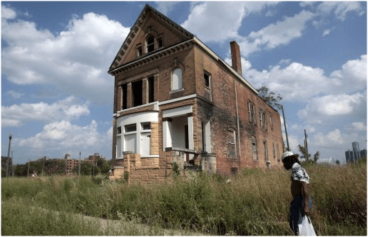 Efectele falimentului din Detroit: case vândute la preţuri începând de la 1.000 de dolari