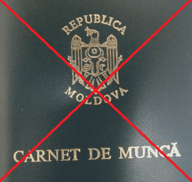 De la 1 ianurie 2019,  fără carnete de muncă