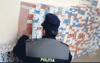 Încă un lot de ţigări de CONTRABANDĂ din Moldova, reţinut la frontiera cu România