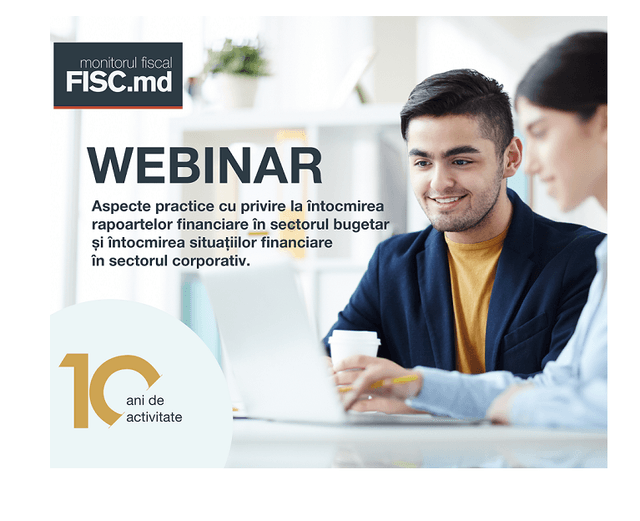 Primul webinar organizat de P.P. ”Monitorul fiscal FISC.md”