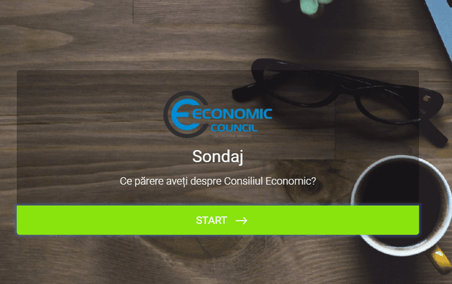 Consiliul Economic: Sondaj de opinie bianual