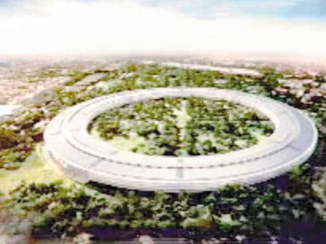 Apple a publicat o fotografie oficială cu viitorul sediu al companiei