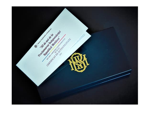 BNM pune în circulație un set de 3 monede dedicate celor 30 de ani de independență