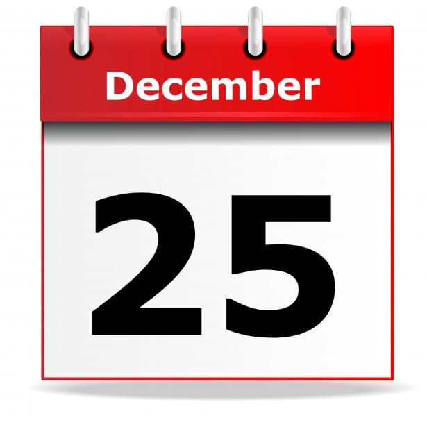 Ziua de 25 decembrie a fost declarată, prin lege, zi de sărbătoare