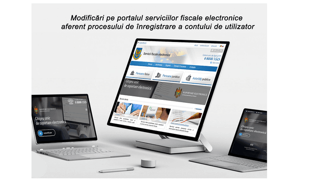 Modificări pe portalul serviciilor fiscale electronice aferent procesului de înregistrare a contului de utilizator