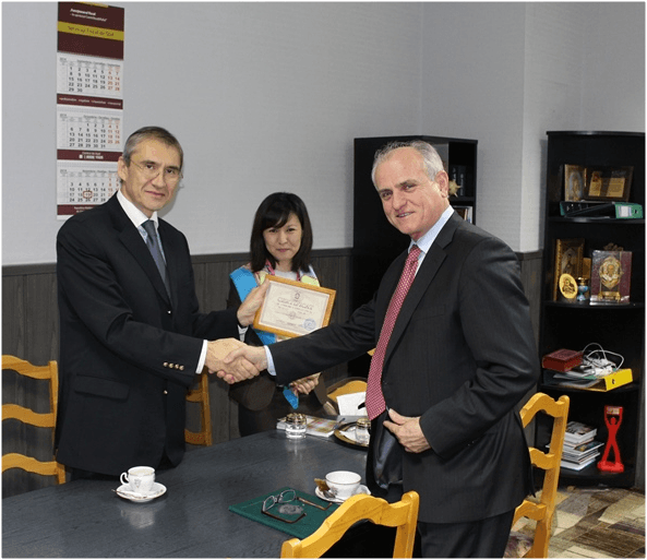 Dialog constructiv între Ion Prisăcaru și Consulul General al Kazahstanului la Chișinău, Igor Mussalimov