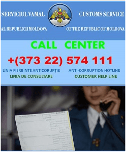 Call Center Serviciului Vamal - serviciu pentru cetățeni și mediul de afacere