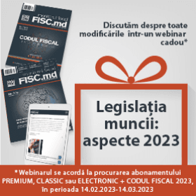 Legislația muncii: aspecte 2023. Discutăm despre toate modificările într-un webinar cadou