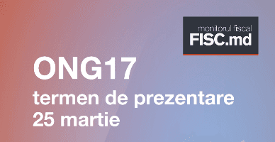 Regimul fiscal aferent organizaţiilor necomerciale. Prezentarea ONG17 pentru anul 2023