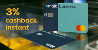 Instant cashback: exclusive promotion for maib business card payments