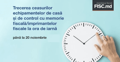 Atenție! Expiră termenul de modificare a orei ECC conform orei de iarnă