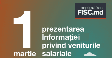 1 martie - termenul în care angajatorul urmează să prezinte angajatului informația cu privire la  venit