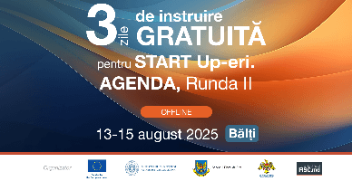 Continuă runda a II-a a Programului de instruiri pentru START UP-eri!