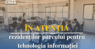  În ATENŢIA rezidenţilor parcului pentru tehnologia informaţiei! 