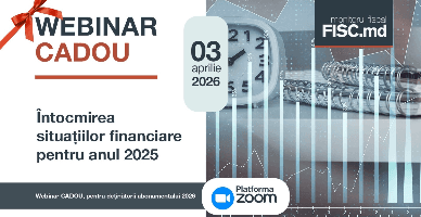 Webinar GRATUIT „Întocmirea situațiilor financiare pentru anul 2025”