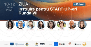 Ziua 2 de instruiri GRATUITE pentru tinerii antreprenori din raioanele Edineț, Dondușeni, Ocnița, Briceni și Râșcani 