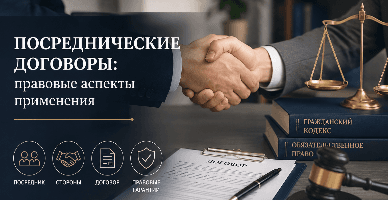 Посреднические договоры: аспекты применения 