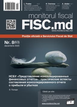 Monitorul fiscal FISC.md Nr. 8(63) 2020