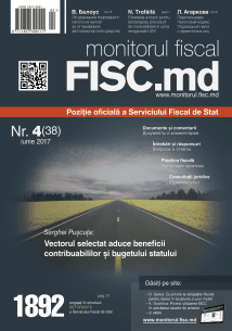Monitorul fiscal FISC.md Nr.39 2017