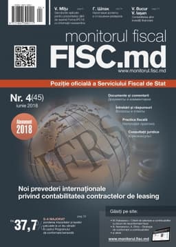 Monitorul fiscal FISC.md Nr. 4 (45) 2018
