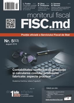 Monitorul fiscal FISC.md Nr.5 (53) 2019
