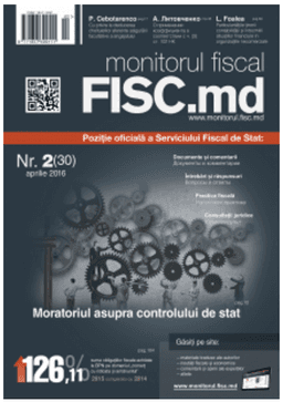 Monitorul fiscal FISC.md Nr.30 2016