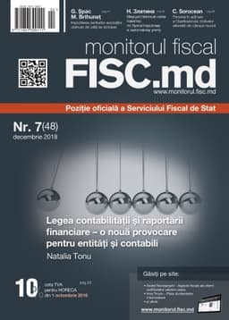 Monitorul fiscal FISC.md Nr.7(48) 2018