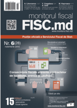 Monitorul fiscal FISC.md Nr.28 2015