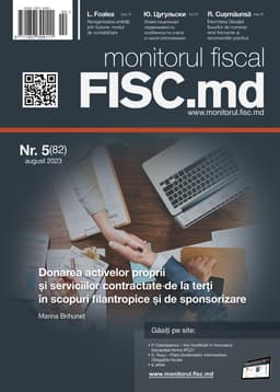 Monitorul fiscal FISC.md nr.5 (82) 2023