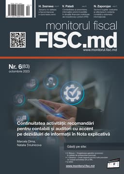 Monitorul fiscal FISC.md nr.6 (83) 2023