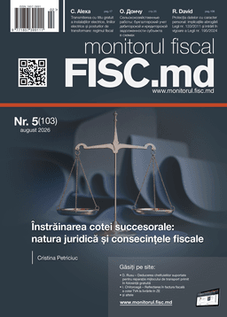 Revista monitorul fiscal FISC.md nr. 5 (103)