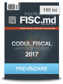 Fii primul – cumpără Codul fiscal pentru anul 2017 în avans