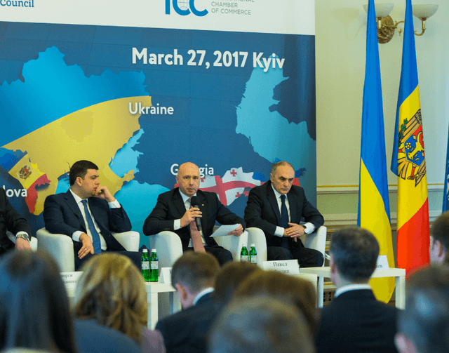 Pavel Filip a îndemnat oameni de afaceri din Georgia, Ucraina și Azerbaidjan să investească în Moldova