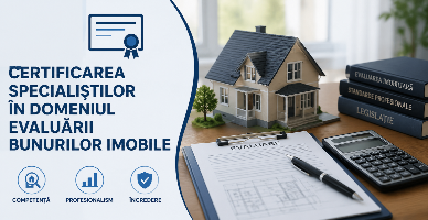 Certificarea specialiștilor în domeniul evaluării bunurilor imobile