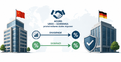 Aplicarea Acordului URSS–Germania privind evitarea dublei impuneri la impozitarea dividendelor și dobânzilor plătite unei persoane juridice rezidente în Germania