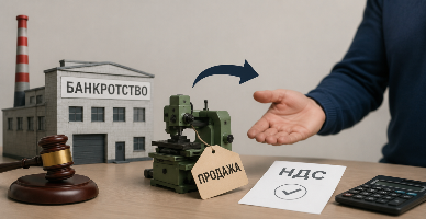 Предприятие, находящееся в процедуре несостоятельности, продает имущество физическому лицу: режим НДС