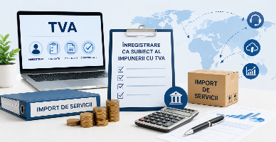 Aspecte privind înregistrarea în calitate de subiect al impunerii cu TVA în cazul importului de servicii