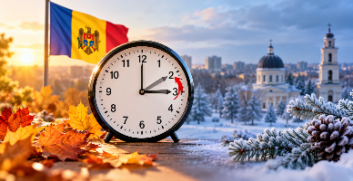 Republica Moldova trece la ora de iarnă